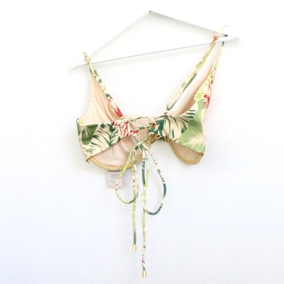 NEW! Kenny Flowers The UBUD Underwire Bikini Top Tropical Green SZ XL - Picture 13 of 16